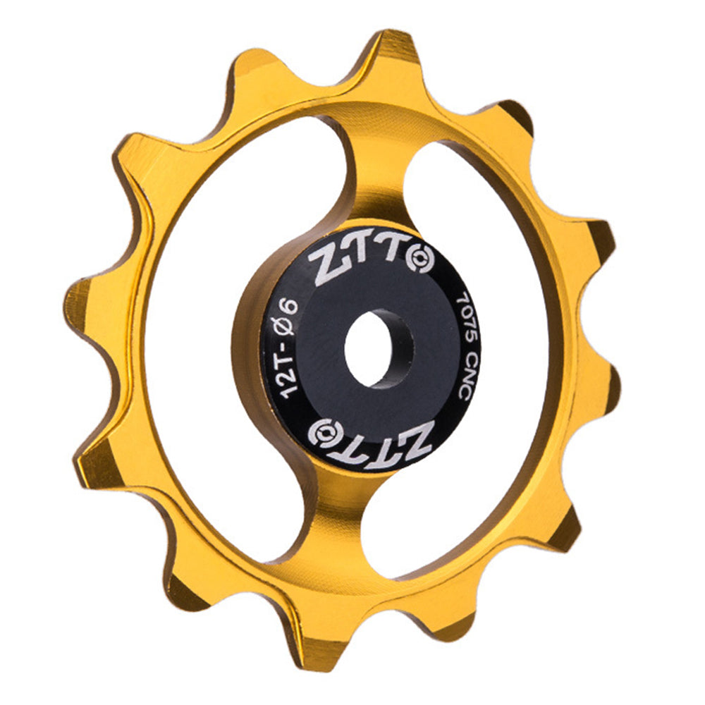 ZTTO ZT-12T Mountain Bike 12T Ceramic Bearing Derailleur Pulley Aluminum Alloy Guide Wheel ZTTO ZT-12T Mountain Bike 12T Ceramic Bearing Derailleur Pulley Aluminum Alloy Guide Wheel